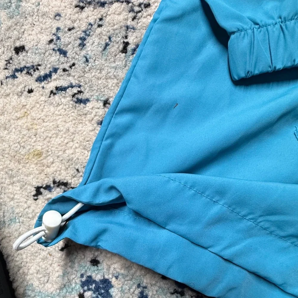 Sisstrevolution Respect The Sea Colorblock Windbreaker Pullover Jacket Blue XS